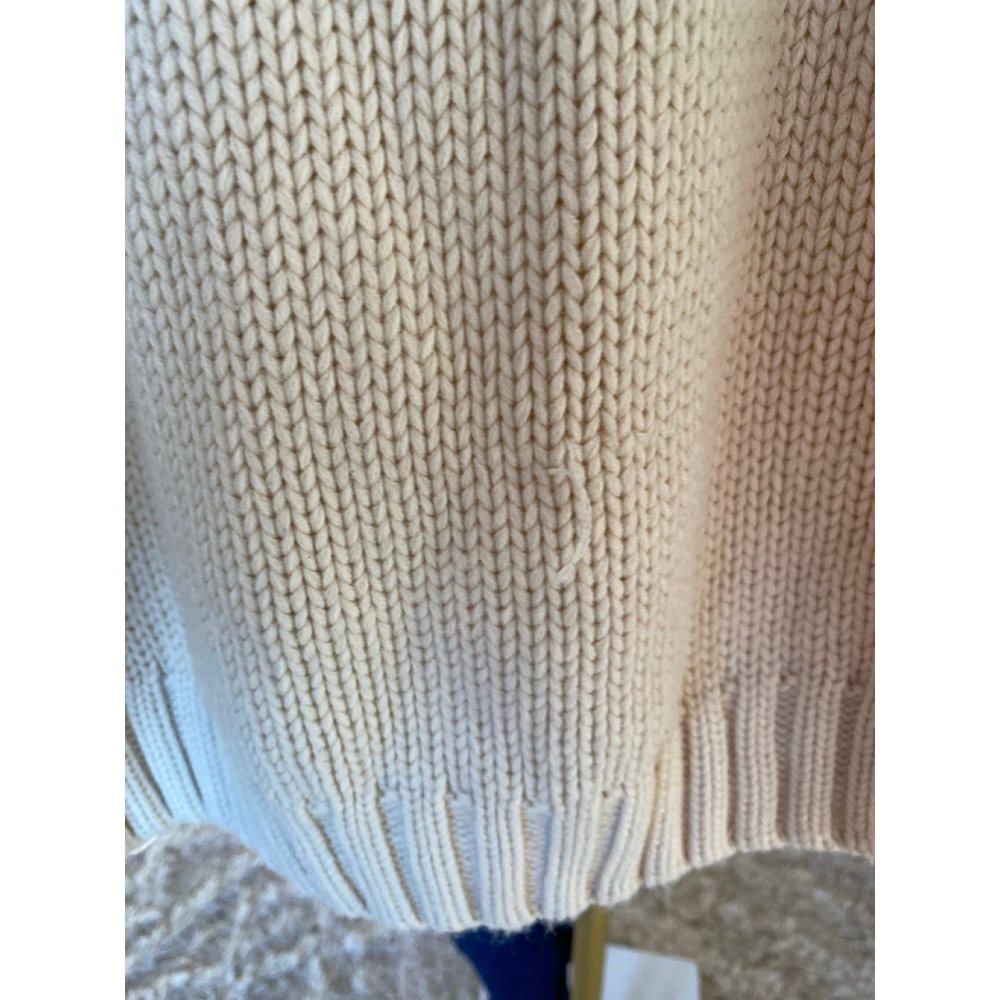 Forever 21 Fair Isle Turtleneck Fringe Knit Sweater Americana Quiet‎ Luxury Cozy - Picture 5 of 9